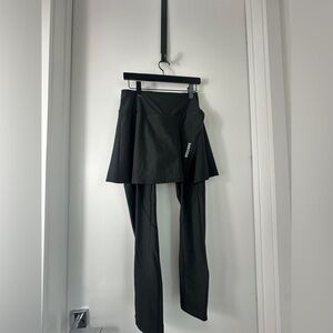 WOSAWE Black Skirt with Cycling Leggings with Seat Pads